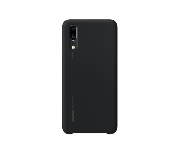 Etui Silicon Cover do Huawei P20 czarne - 413696 - zdjęcie
